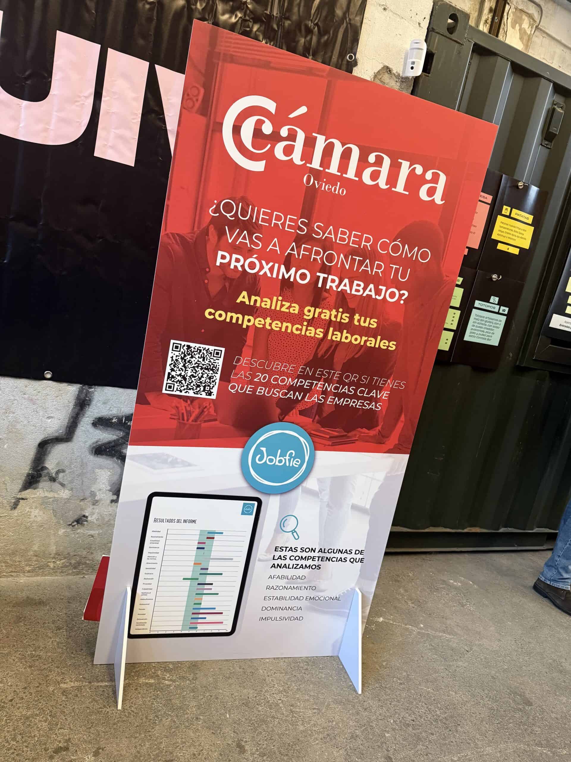 Módulos interactivos mediante QR para análisis del comportamiento Plataforma digital para la II Edición de Encuentros 45+ Valladolid Cámara como Soluciones para Ferias de Empleo